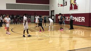 Kempner high school freshman basketball team vs memorial Pasadena freshman basketball team part 1 [upl. by Aniteb]