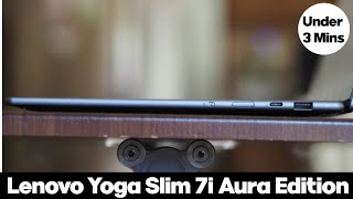 Lenovo Yoga Slim 7i Aura Edition Review [upl. by Olraced]