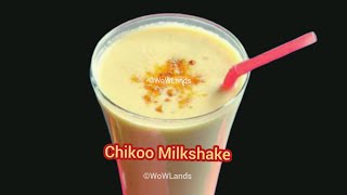 Shorts Chikoo Milkshake  Sapota Milk Shake [upl. by Teresa]