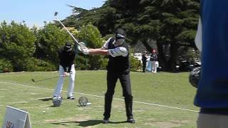 Steve Stricker swing caddy 2012 US Open Friday [upl. by Aseek]