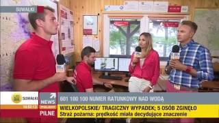 Lato Polsat News jezioro Wigry 2016 08 07 [upl. by Nireil289]