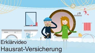 Erklärvideo Hausratversicherung [upl. by Sacttler]