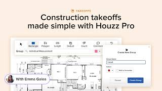 Houzz Pro  Takeoffs [upl. by Festatus918]