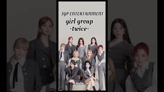 most popular girl amp boy group each company youtuberkpopbtsblackpinknewjeansstraykidstwicefyp [upl. by Anileh938]