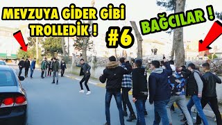 TOPLUCA İNSANLARIN ÜSTÜNE KOŞMA ŞAKASI İLE TROLLEDİK 6  Bağcılar [upl. by Anaejer383]