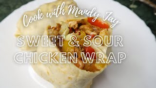 Cook with Mandy Jay Ep1  sweet amp sour chicken wrap  Mandy Jay [upl. by Gilbye641]