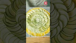 TARTE FINE AUX COURGETTES ET BURRATA 🥒 [upl. by Aniez]