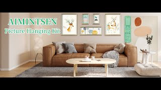 AIMINTSEN Picture Hanging Kit [upl. by Yrogerg]