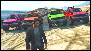 GTA 5  Mega Race w Platty amp Ben  03 [upl. by Hammerskjold]