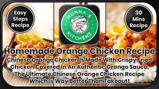 Chinese Orange Chicken Recipe  Orange Chicken Recipe  Orange Chicken  How to Make Orange Chicken [upl. by Aivatnwahs]