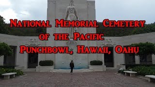 Punchbowl National Memorial Cemetery of the Pacific Hawaii Oahu [upl. by Enehpets]