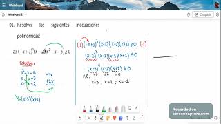 inecuaciones polinómicas [upl. by Caniff]