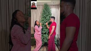 Nigerian fashion Designer amp hubby so excited as they set up their Ist Christmas tree as a couple [upl. by Ennalyrehc]