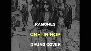 Ramones  Cretin Hop Drums Backing Track Cover [upl. by Byrle555]