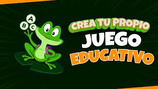 Crea tu propio juego de Froggy jumps con Educaplay🐸 [upl. by Vivica]