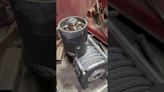 Winch motor brushes mechanic diy jeep [upl. by Onairam]