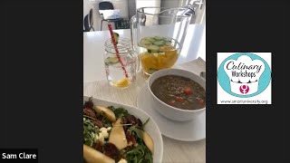 Lentil Soup with Pecan amp Pear Salad [upl. by Eniamraj621]