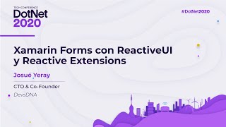 Xamarin Forms  ReactiveUI y Reactive Extensions  Cómo desarrollar aplicaciones moviles [upl. by Adnirb]