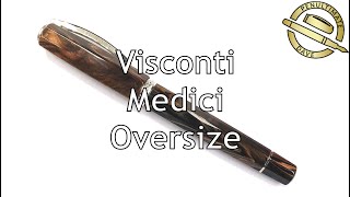 Visconti Medici Oversize Fountain Pen Unboxing and Review [upl. by Salomi102]