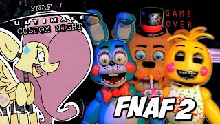 Fluttershy plays FNAF ULTIMATE CUSTOM NIGHT PART 2 🍉  FNAF2 VS [upl. by Yesllek670]