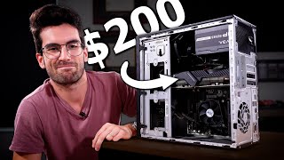 I Built a 200 BareBones Gaming PC [upl. by Aihtyc]