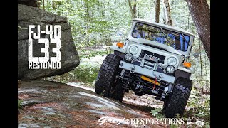 The Restoration of Dales 1970 Toyota Landcruiser FJ40 L33 RESTOMOD [upl. by Strain942]