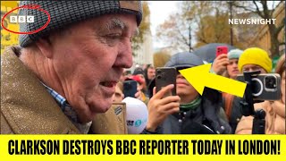 Jeremy Clarkson RUTHLESSLY DESTROYS BBC Reporter At Farmer Protest In London [upl. by Idnyc]