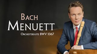 JS Bach Orchester Suite Nr 2 BWV 1067 Menuett arr for recorder by Simon Borutzki [upl. by Ahsiakal593]