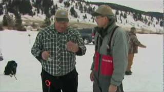 Go Fish BC Ice Fishing on Mamit Lake [upl. by Heyes694]