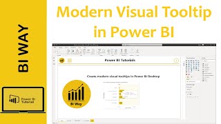 Modern Tooltips in Power BI [upl. by Eyahsal]