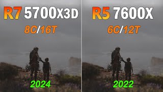 AMD Ryzen 5 7600X vs AMD Ryzen 7 5700X3D  Benchmark and Test in 5 Games [upl. by Everard]