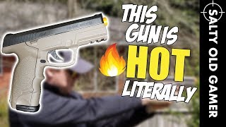 ASG Steyr M9A1 CO2 Non Gas Blowback Review  SaltyOldGamer Airsoft Review [upl. by Tik]