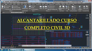 ALCANTARILLADO CIVIL 3D CURSO COMPLETO 04 [upl. by Loyce]