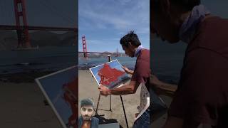 Zach king showed the Golden Gate Bridge is Red 😱😲 zachking haasinmukhtar haasinmukhtarking [upl. by Beckie909]