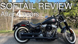 Harley Davidson Softail slim 107 reviewride [upl. by Wehttam]