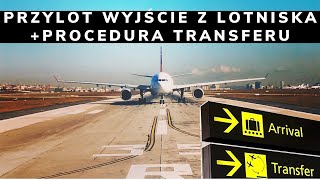 Przylot i co dalej Jak wyjść z lotniska  transfer na inny lot krok po kroku Pierwszy lot lądowanie [upl. by Megen43]