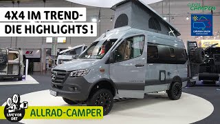 Caravan Salon 2024  Allrad liegt im Trend  Offroadhighlights  Clever Campen [upl. by Seyer]