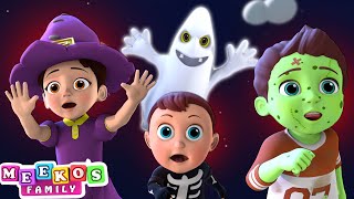 🎃 Spooky Adventure in Haunted Town🎃 Halloween Songs For Kids  Meekos Family [upl. by Animsaj370]