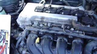 How to change fuel injectors in Toyota Corolla VVTi engineYears 20002015 [upl. by Dee Dee717]