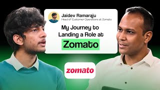 Building Business Skills at MESA Jaidev’s Career Path to Zomato [upl. by Gonzalez]