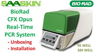 BioRad CFX Opus Real Time PCR System  96 well  384 well  Unboxing  Installation Guide [upl. by Lanna]