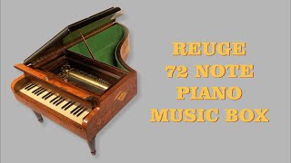 Vintage Reuge 72 Note Piano Music Box [upl. by Ilahsiav]