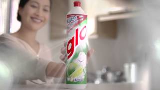 Glo  Dishwashing Liquid with Magnetic Power Chinese TVC [upl. by Annej]