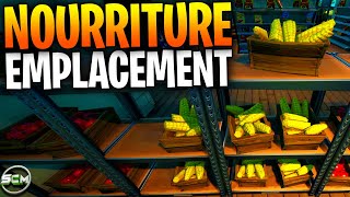 CONSOMMER DIFFÉRENTS TYPES DE NOURRITURE RAMASSÉE SUR LE TERRAIN FORTNITE EMPLACEMENT NOURRITURE [upl. by Alekin516]