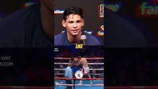 Ryan Garcia on “Mayweather” Philly Shell defence [upl. by Nnyleahs]