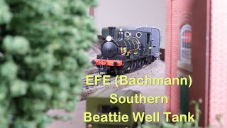 Charming EFE Southern Beattie Well Tank Locomotive OO gauge SR black [upl. by Carlynn585]