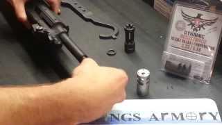 Dynamic Resistance muzzle brake installation [upl. by Am]