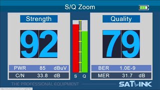 Satlink ST5150 Medidor de campo [upl. by Ezalb]