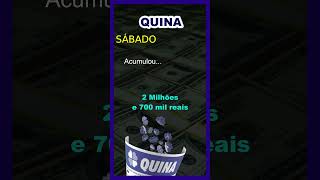 Ganhadores da QUINA 3108 SÁBADO [upl. by Boesch433]