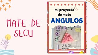 Proyecto de mate ANGULOS Matemáticas de secundaria STEAM [upl. by Nrojb]